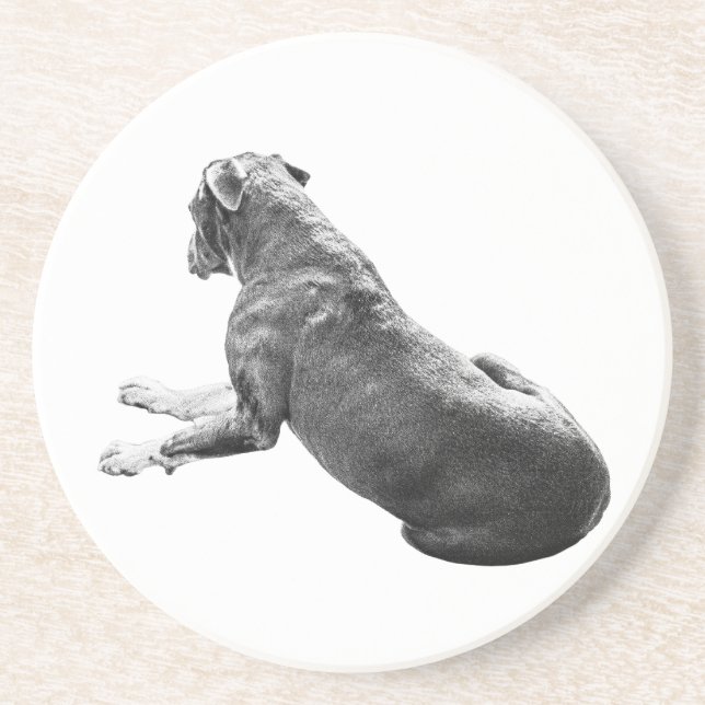 Quiet Table Companion Coaster (Front)