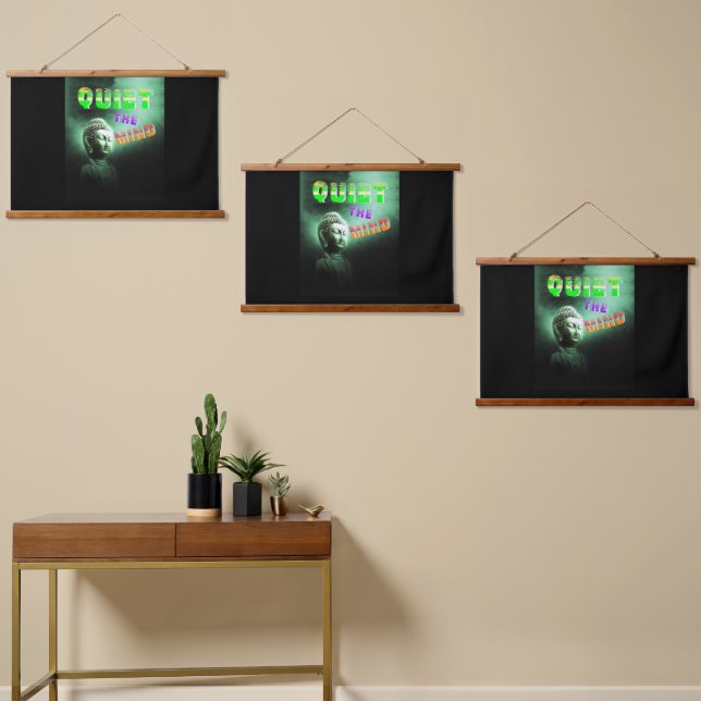 Quiet The Mind Hanging Tapestry (Asymmetrical)