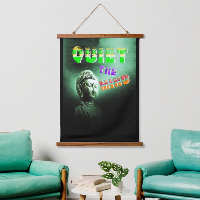 Quiet The Mind Hanging Tapestry (Living Room)