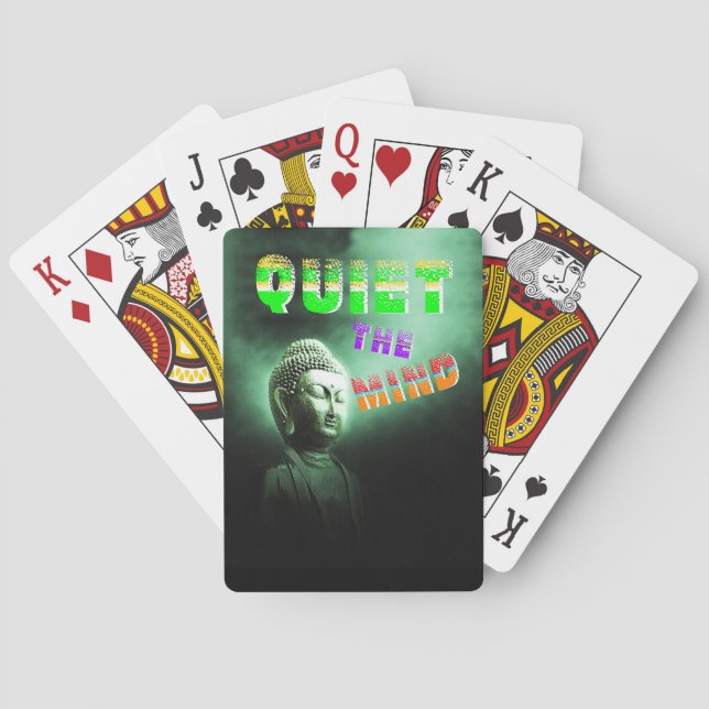 Quiet The Mind Poker Cards (Back)