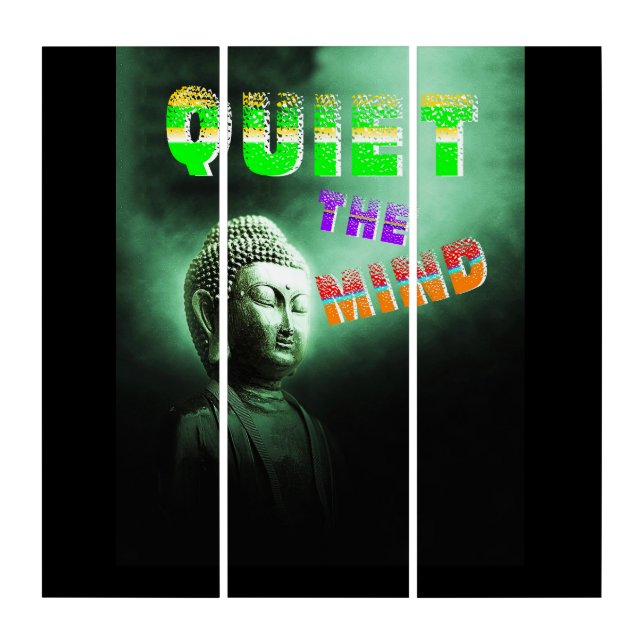 Quiet The Mind Triptych (Front)