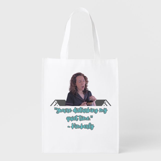 Quiet Time Grocery Bag (Front)