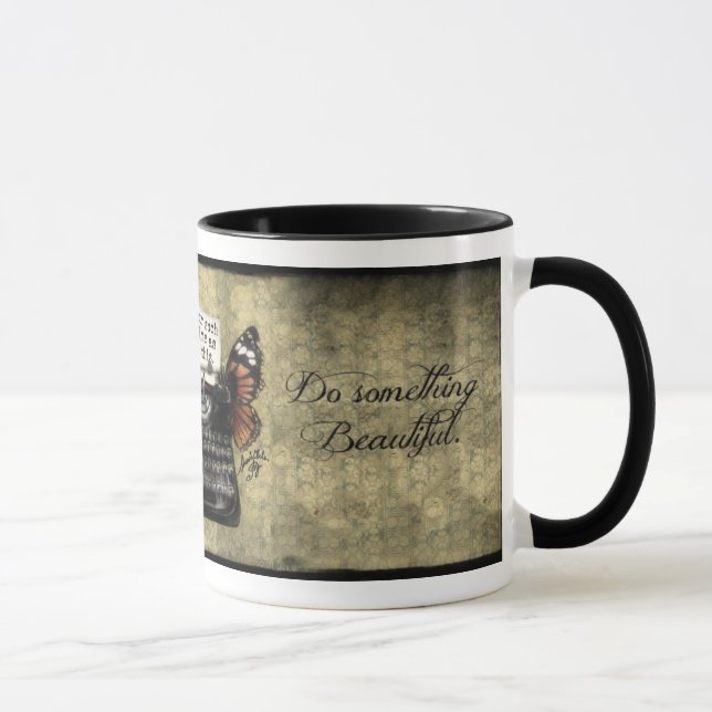 Quiet Time Mugs, Do Something Beautiful Mug (Right)