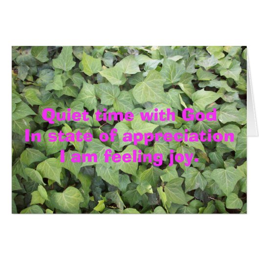 Quiet Time With God (Front Horizontal)