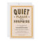 Quiet Vintage Surprise Party Invitations