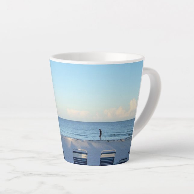 Quiet Walk Latte Mug (Right Angle)