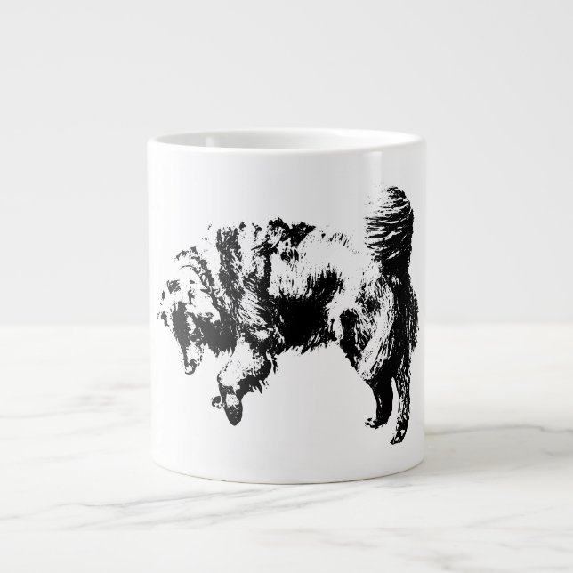 Quiet Watch in October Light Giant Coffee Mug (Front)