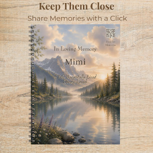 Quiet Waters Memorial Journal with QR Code