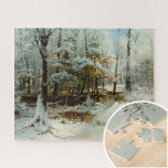 Quiet Winter Afternoon by William Bliss Baker  Jigsaw Puzzle<br><div class="desc">Quiet Winter Afternoon is a painting by William Bliss Baker -American,  1859 – 1886
Customize it with your own details. For further customization,  please click the "Personalize” link and using Zazzle's advanced design tools,  you can create a one-of-a-kind  gift.</div>