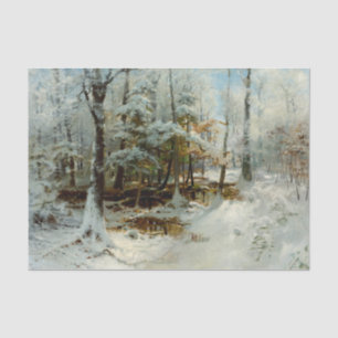 Quiet Winter Afternoon, Decoupage Tissue Paper