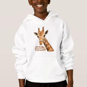 Quietly Different Giraffe - Giraffe Art Hoodie