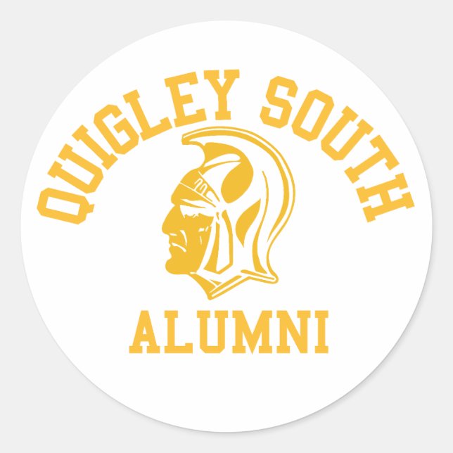 QUIGLEY SOUTH SPARTANS ALUMNI STICKERS  (Front)