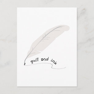 Quill And Ink Postcard