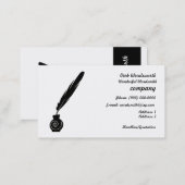 Quill and Ink Writers Business Profile Card (Front/Back)