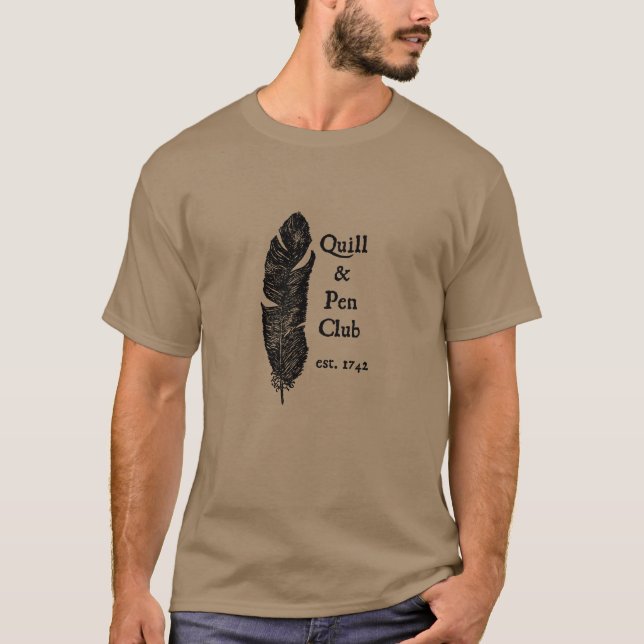 Quill and Pen Club T-Shirt (Front)