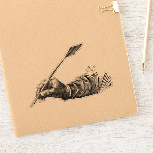 Quill & Authority Retro Sticker (Notebook)