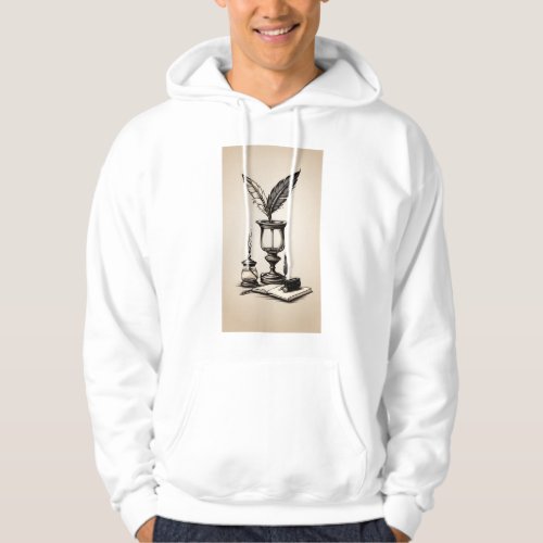 Quill  Ink Timeless Tales T_Shirt Designs Hoodie