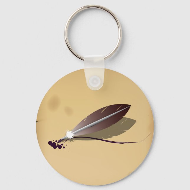 Quill Keychain (Front)