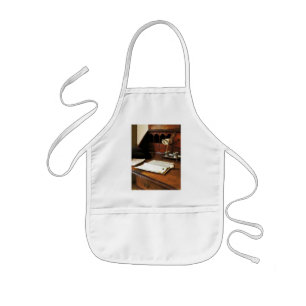 Quill, Papers and Pipe Kids' Apron