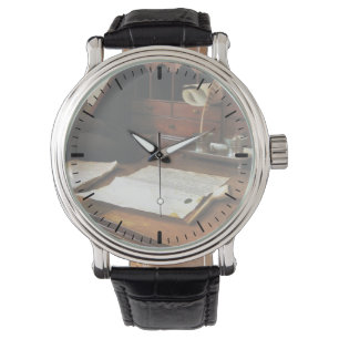 Quill, Papers and Pipe Watch