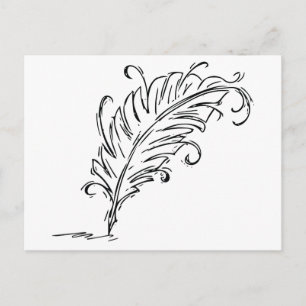 Quill Pen Postcard