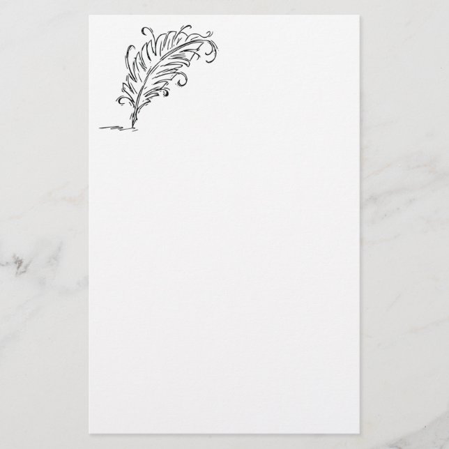 Quill Pen Stationery (Front)