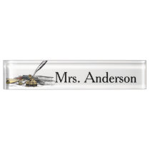 Quill Teacher Nameplate for desk Quill Teacher Nameplate for desk
