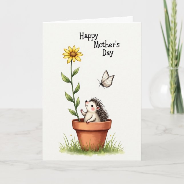 Quilled Creature Mothers Day Card (Front)