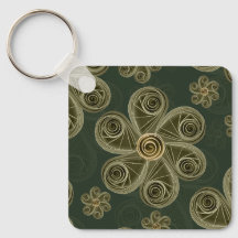 Quilled Woodland Floral Pattern
