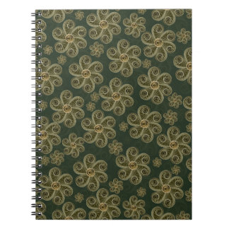 Quilled Woodland Floral Pattern Notebook