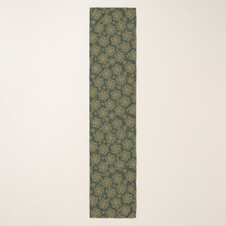 Quilled Woodland Floral Pattern Scarf