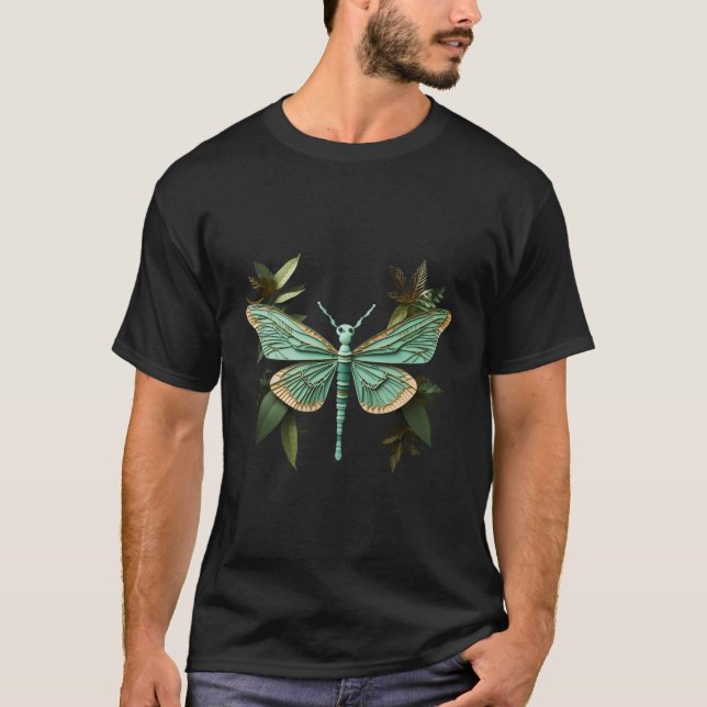 Quilling Paper Art Anisoptera Beautiful Spiritual  T-Shirt (Front)