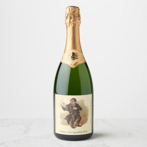 Quilp by Kyd from Dickens The Old Curiosity Shop Sparkling Wine Label