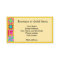 Quilt Art Business Card on Black Background