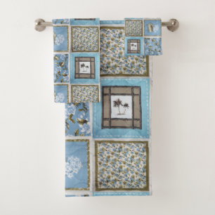 Quilt Bath Towel Set