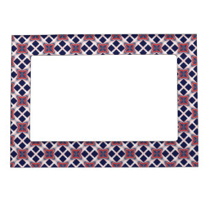 Quilt Block 45 Magnetic Photo Frame