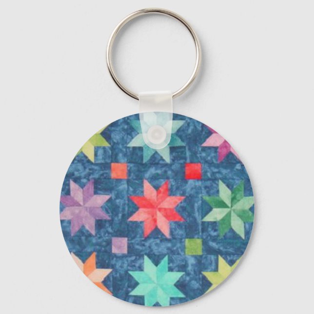 Quilt Block 6 Key Chain (Front)