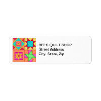 Quilt Blocks Return Address Label