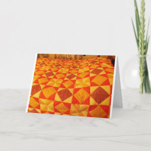Quilt, Cozy and Warm Card