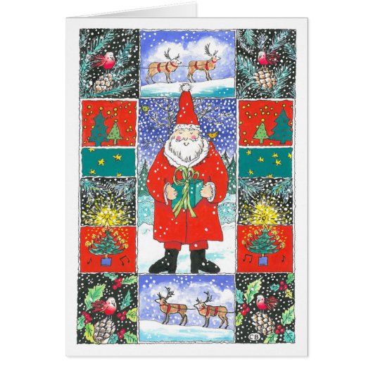 "Quilt" Custom Christmas Card (Front)