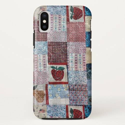 Quilt Design iPhone X Case