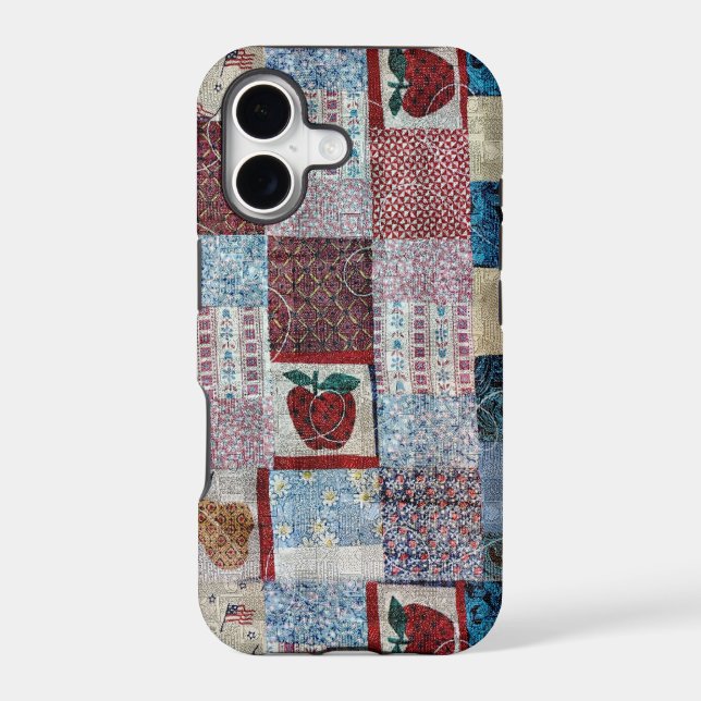 Quilt Design Iphone Case (Back)