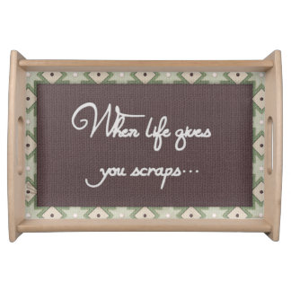 Quilt Design Serving Tray