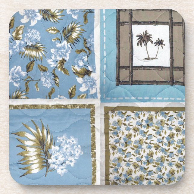 Quilt Drink Coaster (Front)