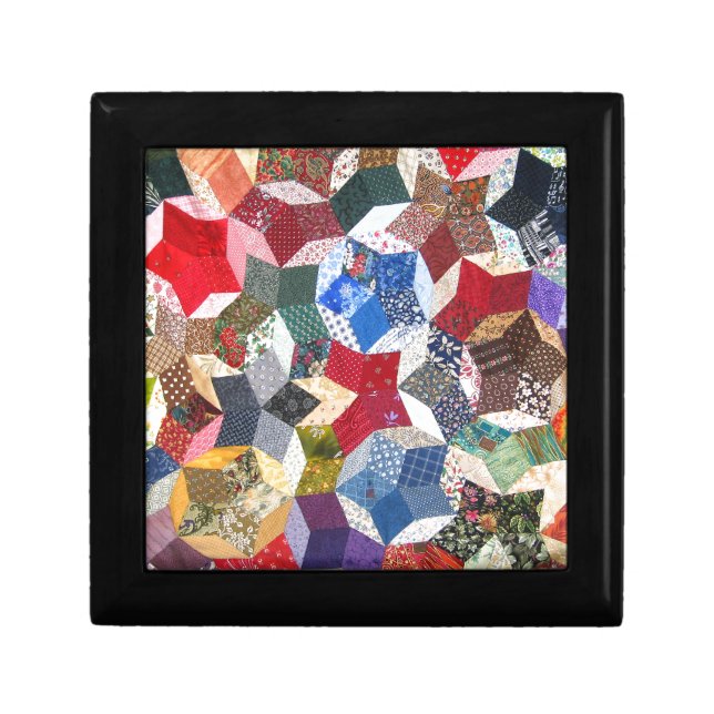 Quilt Fabric Jewelry Box (Front)