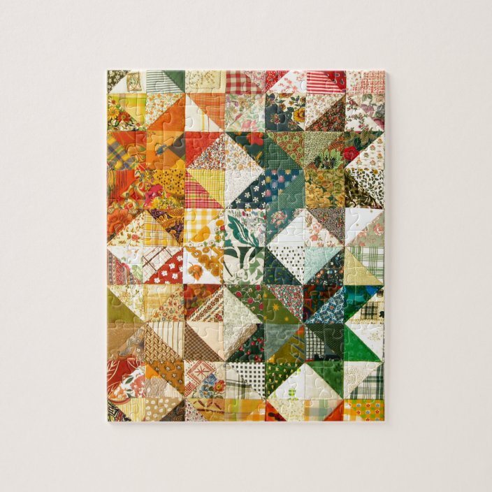Quilt Jigsaw Puzzle Zazzle