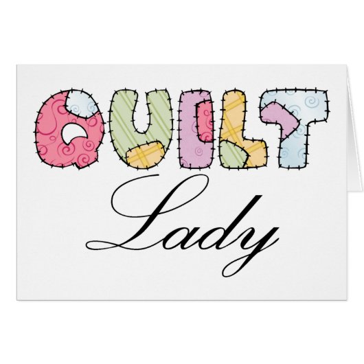 QUILT Lady Cards (Front Horizontal)