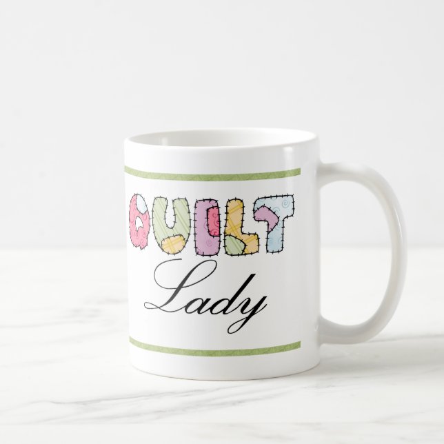 QUILT Lady Coffee Mug (Right)