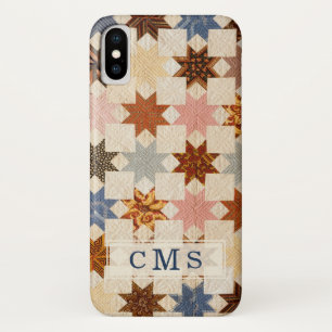 Quilt LeMoyne Star Antique Patchwork iPhone X Case