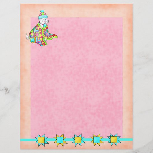 Quilt Lover Letterhead Customizable (Front)